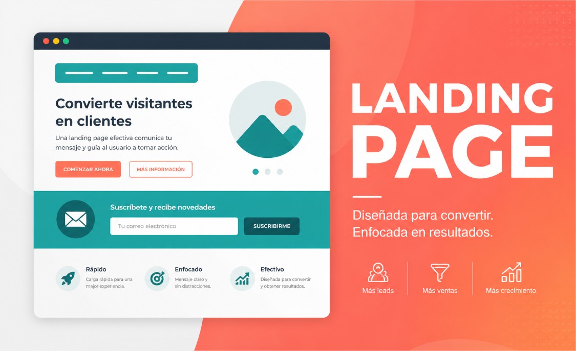 Qué es una landing page y cuándo usarla en tu negocio