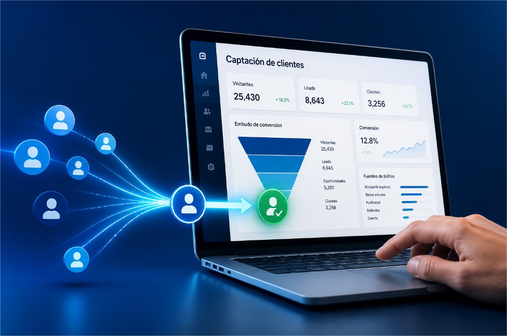 Cómo usar una página web para captar clientes automáticamente