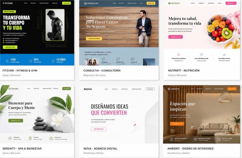 Guía para seleccionar plantillas web que potencien la conversión