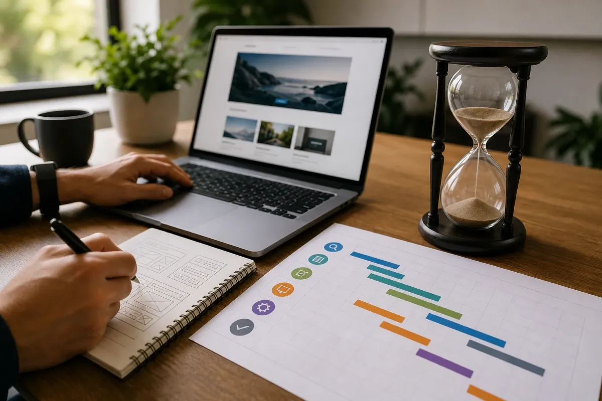 Cuánto tiempo tarda crear una página web